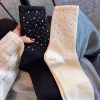 Crystal rhinestones sock